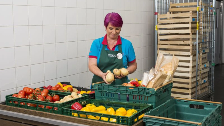 Staff Sorting Potatoes